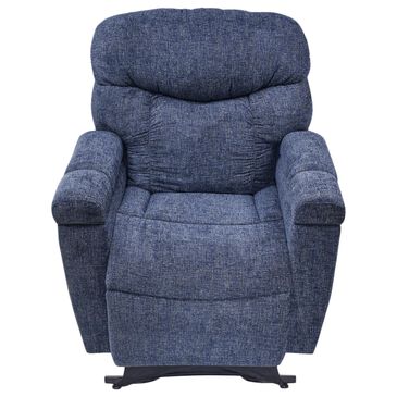 Lounge Maya Large Power Lift Recliner with Nirvana Heat and Air Massage in Noah Midnight, , large