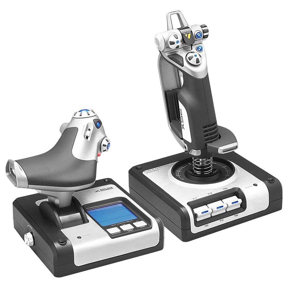 Logitech Saitek Pro Flight X52 Flight System for PC in Black, , large
