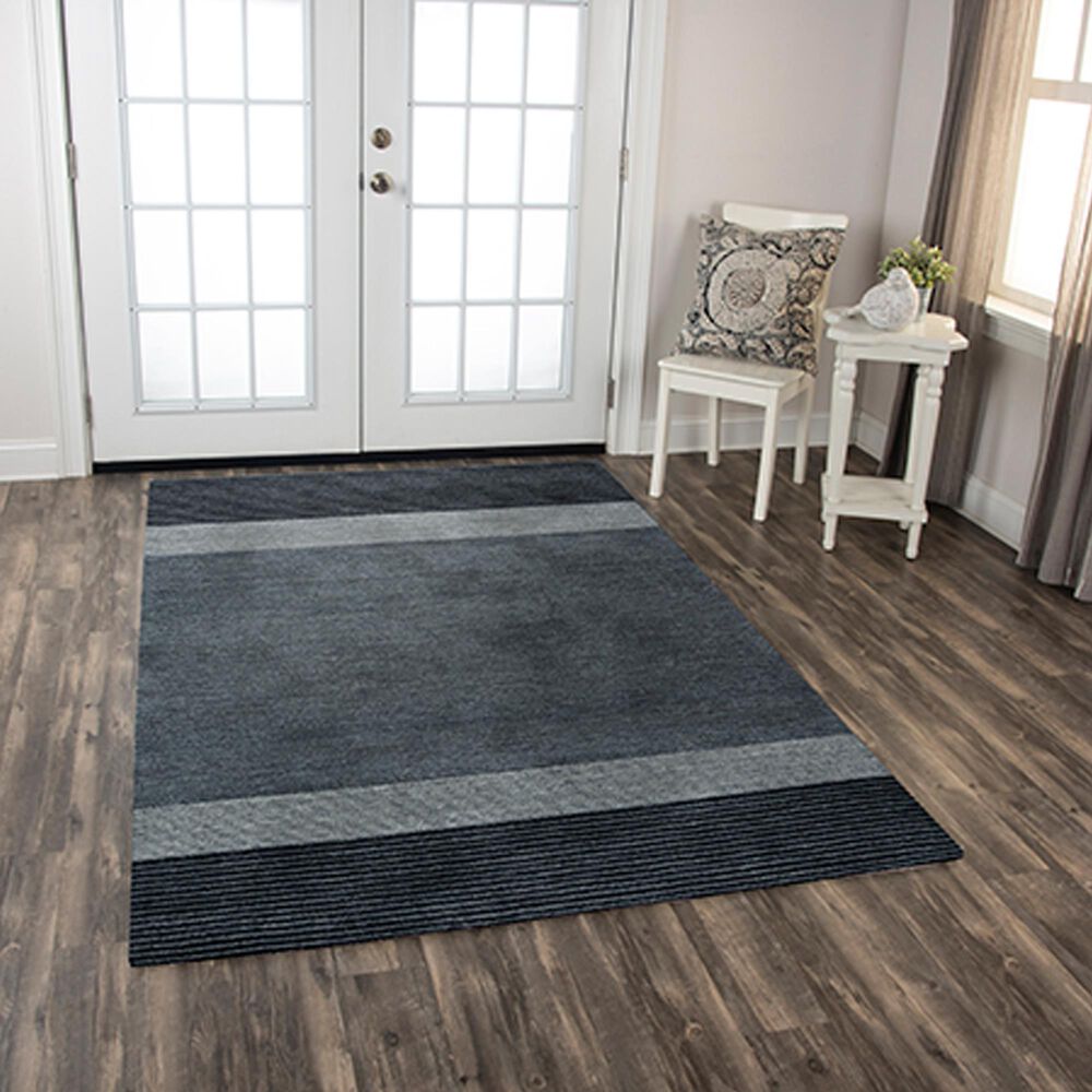 RIZZY Taylor TAY887 5&#39; x 7&#39;6&quot; Charcoal Area Rug, , large