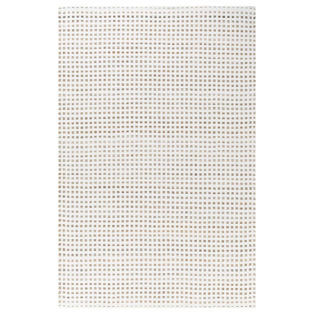 Surya Ariel White, Medium Gray and Taupe 10" x 14" Area Rug, , large