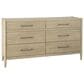 Aspen Furniture, Inc.  Shiloh 4-Piece Queen Bedroom Set in Champagne, , large
