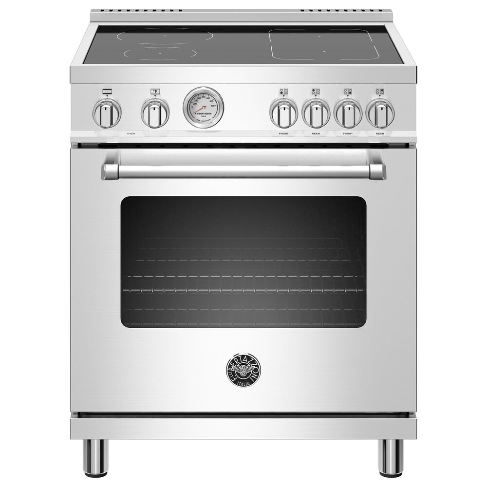 Bertazzoni Master Series 30" Induction Range in Stainless Steel, , large
