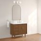 37B Mertola 36" Single Bathroom Vanity Cabinet in Dark Maplewood with White Composite Stone Top and Backsplash, , large