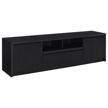 Coaster Winfield 78" TV Stand in Black, , large