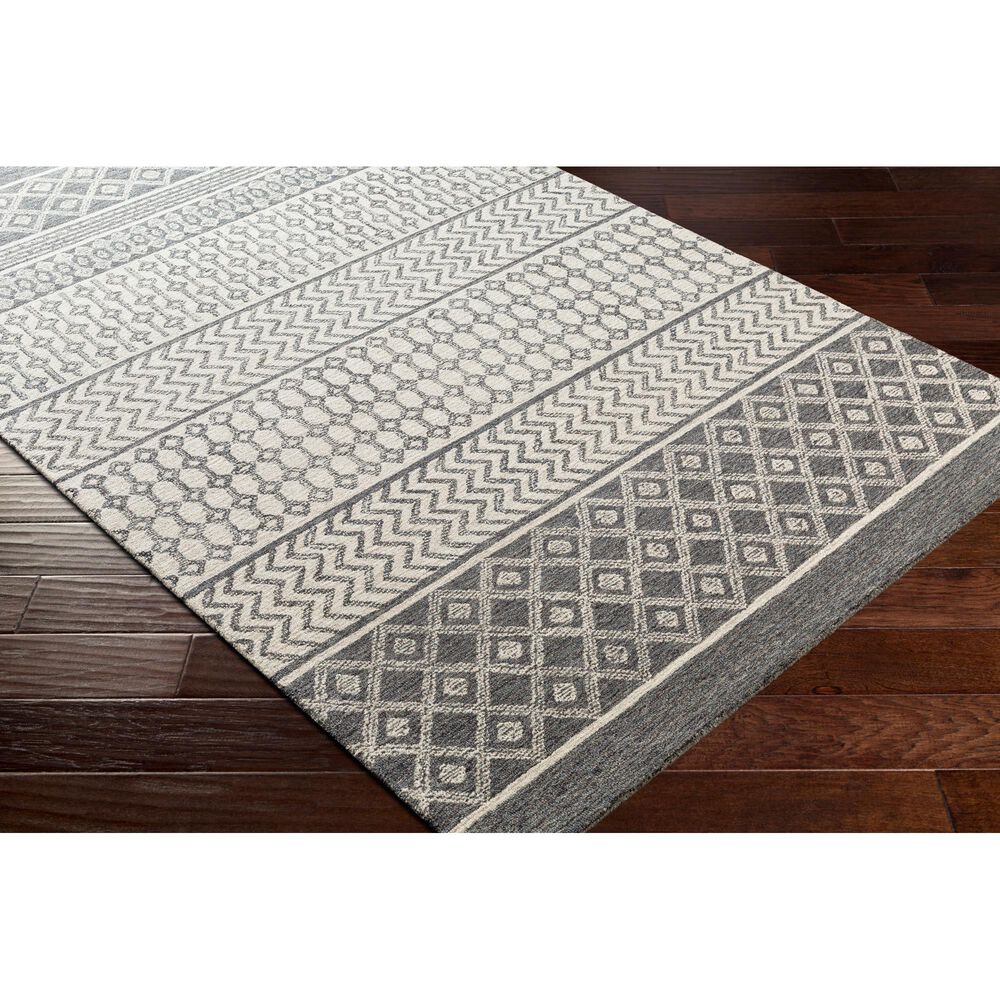 Surya Maroc 10&#39; x 14&#39; Beige, Ivory and Charcoal Area Rug, , large