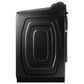 Samsung 5.2 Cu. Ft. Smart Top Load Impeller Washer and 7.4 Cu. Ft. Electric Dryer in Brushed Black, , large