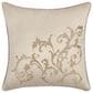 Royal Court Spectra 16" Square Embellished Throw Pillow in Taupe, , large