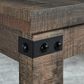Ashley Hollum End Table in Rustic Brown, , large