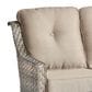 HOMLUX Outdoor Rattan Loveseat with Ergonomic in Beige, , large