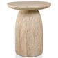 Furniture of America Karvyn 17" Side Table in Light Brown, , large