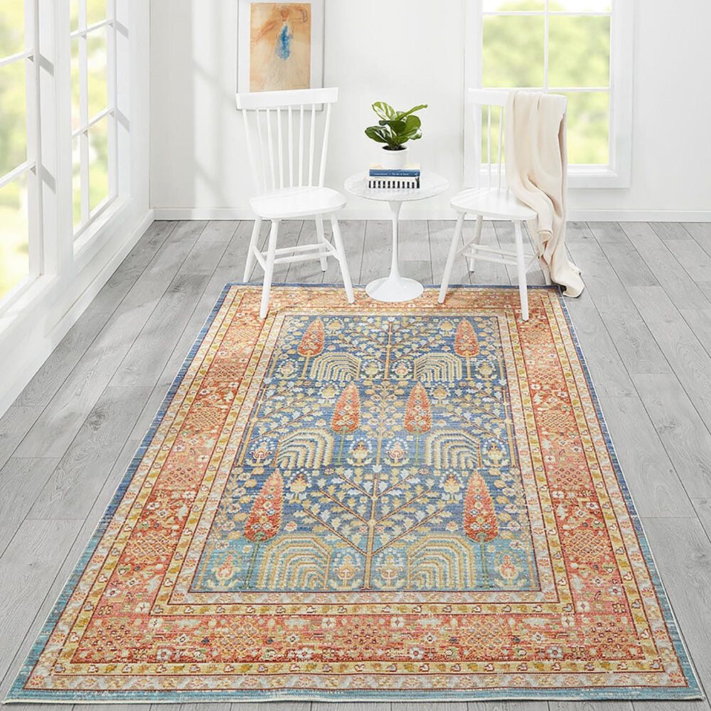 Momeni Isabella ISA-8 4&#39; x 6&#39; Blue Area Rug, , large