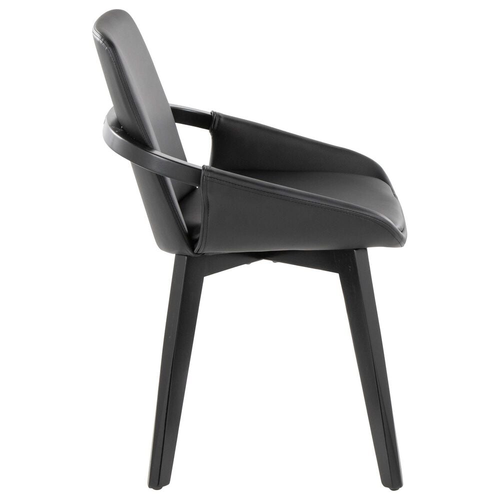 Lumisource Cosmo Arm Chair in Black, , large