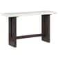 Ashley Burkhaus Sofa Table in White and Dark Brown, , large