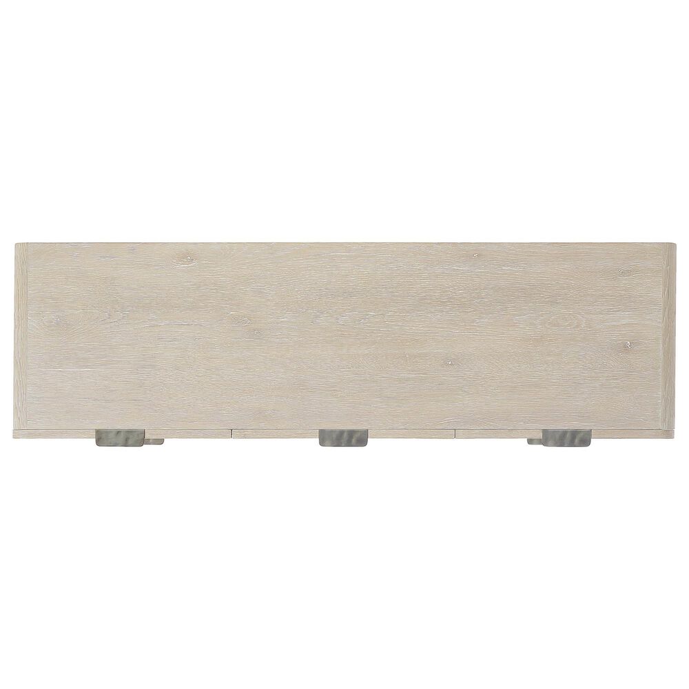 Bernhardt Antibes 5-Piece King Upholstered Panel Bedroom Set in Roz with USB Ports, , large