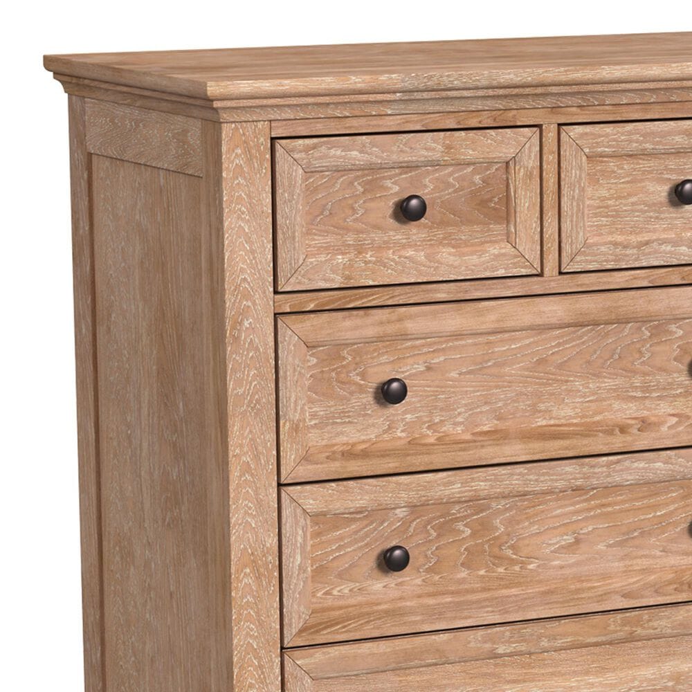 Hawthorne Furniture San Mateo 5-Piece Queen Storage Bedroom Set in Wheat, , large