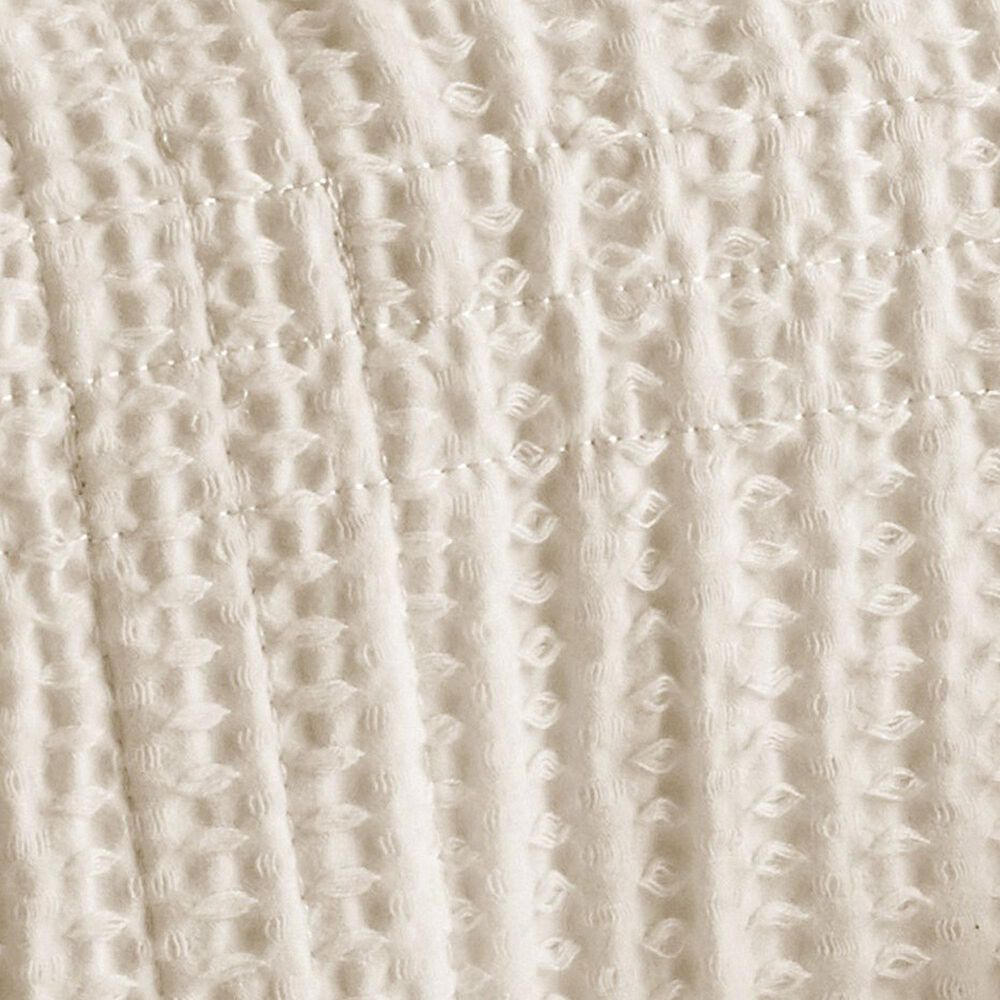 Levtex Cloud Waffle 3-Piece Full/Queen Quilt Set in Undyed Cream, , large