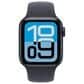 Apple Watch SE 3 (GPS+Cellular) 40mm Aluminum Case with Sport Band - M/L in Midnight and 2-Year AppleCare+, , large