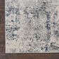 Nourison Rustic Textures Ivory, Grey and Slate Blue 9"3" x 12"9" Area Rug, , large