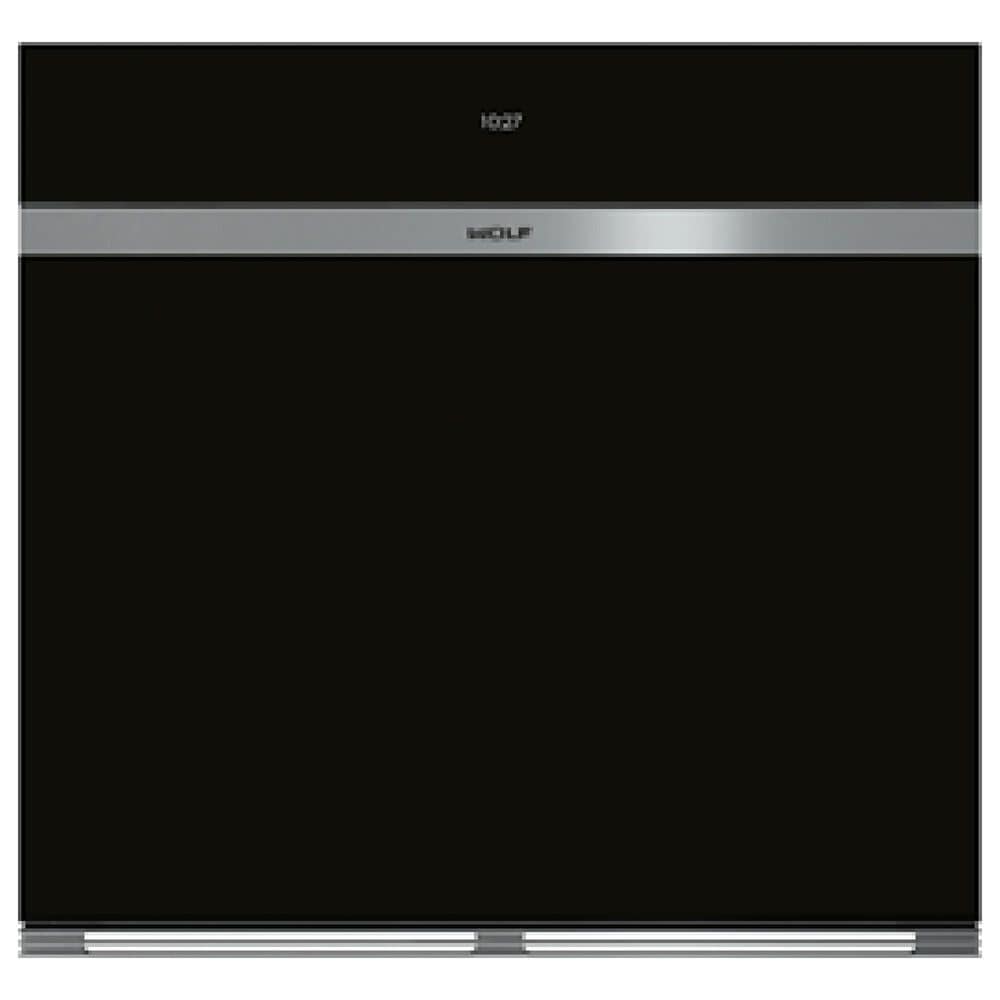 Wolf 30" M Series Contemporary Built-In Single Electric Wall Oven with Convection in Black, , large
