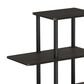 HOMLUX Turn-N-Tube 3-Tier Display Rack in Espresso and Black, , large