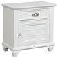 New Heritage Design Jamestown 1-Drawer Nightstand in Brushed White, , large