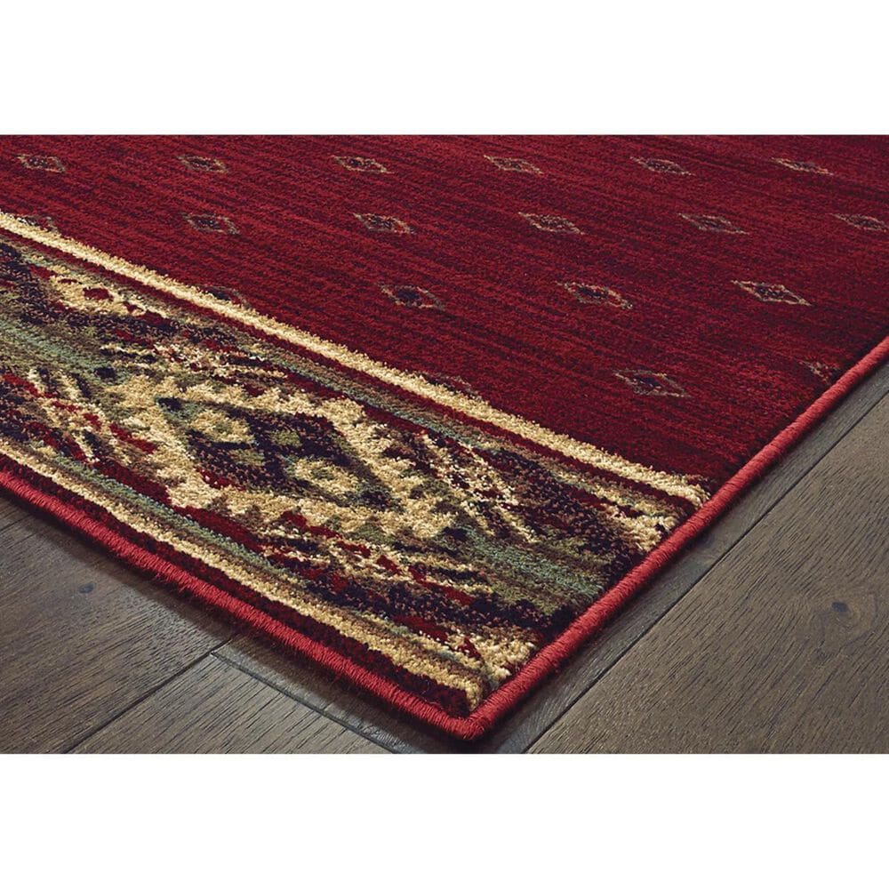 Oriental Weavers Woodlands 9652C 3&#39;10&quot; x 5&#39;5&quot; Red Area Rug, , large