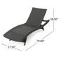 Hearth and Haven Salem PE Wicker Chaise Lounge in Grey (Set of 2), , large