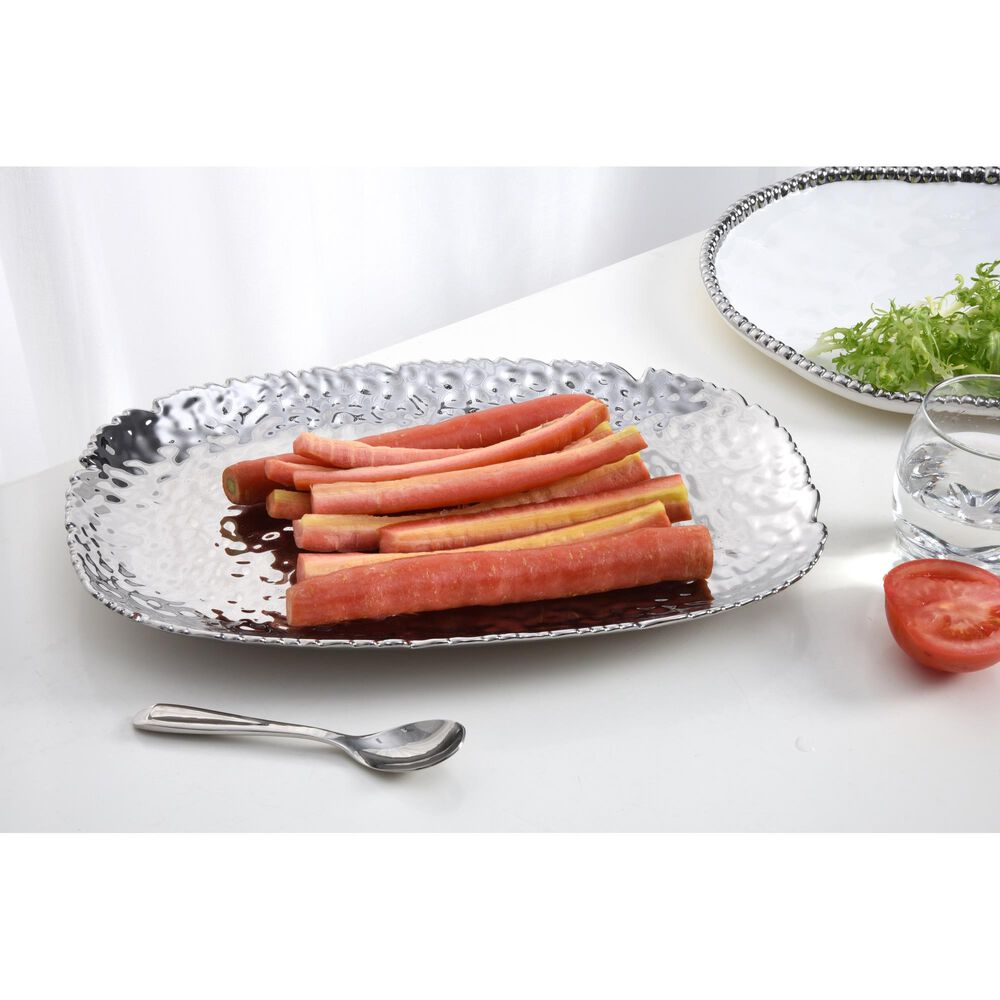 Pampa Bay 14&quot; Medium Serving Platter in Silver, , large