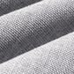HOMLUX 3-Piece Modular Outdoor Sofa Set with Two Ottomans in Gray, , large