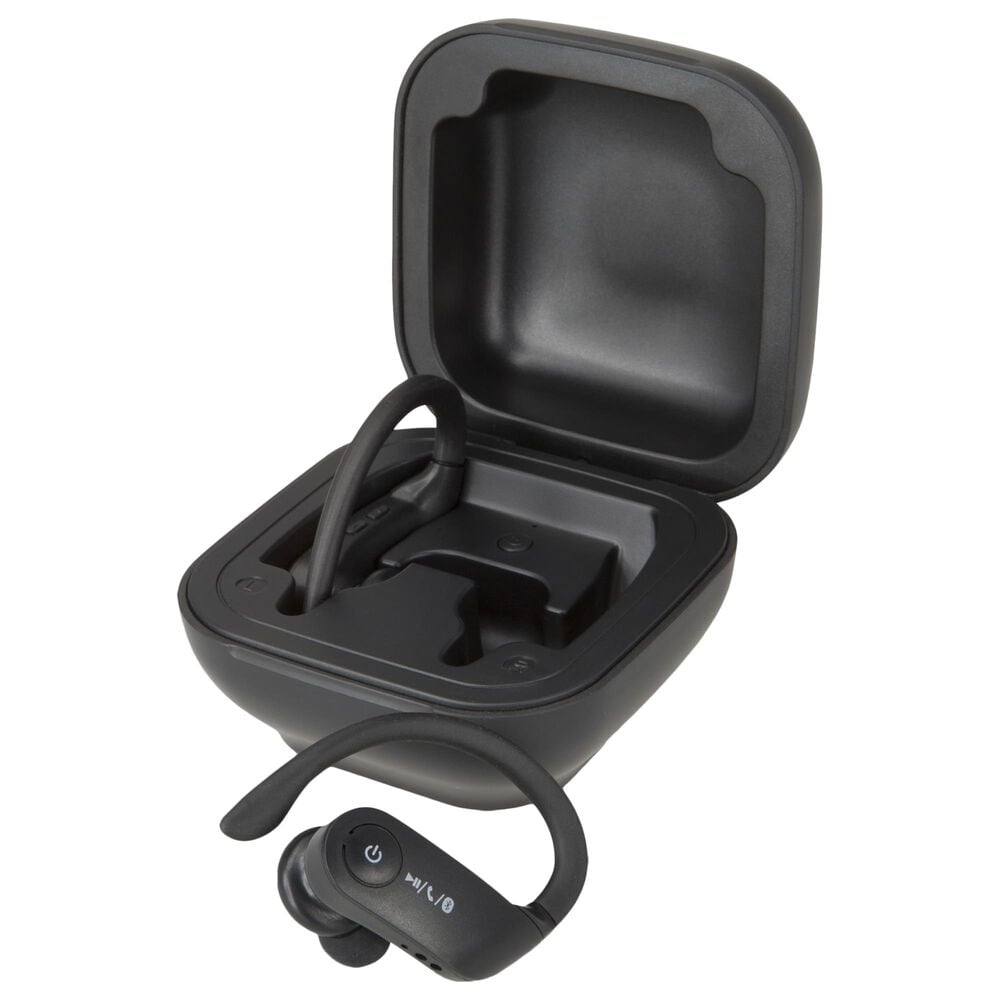 iLive True Wireless Earbuds with Charging Case in Black, , large