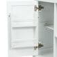 HOMLUX 53" Kitchen Island with Drop-Leaf in White, , large