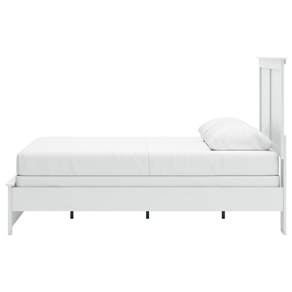 Ashley Bostwick Shoals 4-Piece Queen Panel Bedroom Set in White, , large