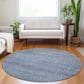 Dalyn Rug Company Burano BU1 8" Round Sky Indoor/Outdoor Area Rug, , large