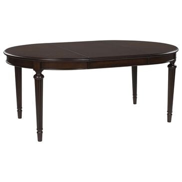 Ashley Lavinton Oval Dining Table in Cherry Brown - Table Only, , large