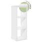 HOMLUX 3-Cube Reversible Open Back Bookshelf in White, , large