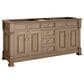 James Martin Vanities Brookfield 72" Double Bathroom Vanity in Pecan with 3cm Ethereal Noctis Quartz Top and Rectangular Sinks, , large