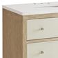 James Martin Vanities Celeste 36" Single Vanity in Sun-washed Oak with Embossed Shagreen and 3 cm White Zeus Quartz Top, , large