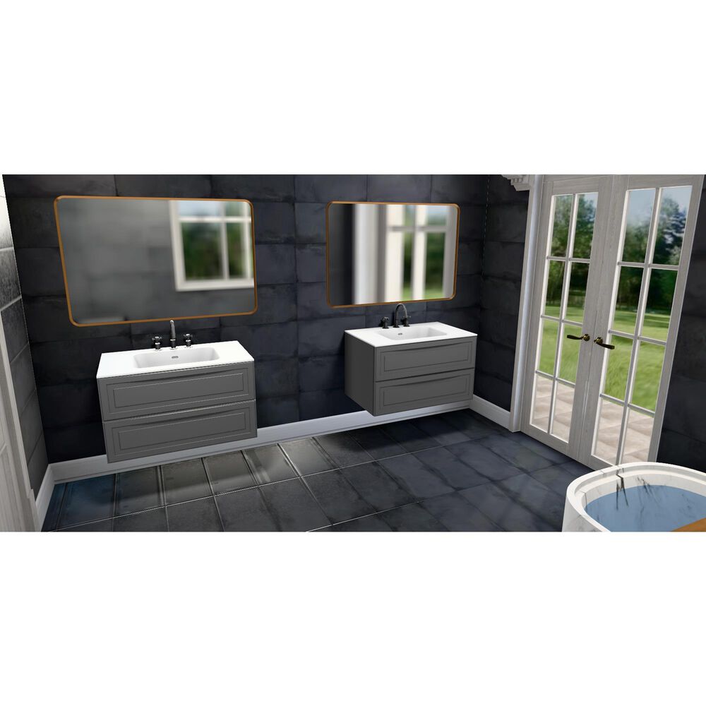 Soho Studio Angela Harris San Francisco Black 12" x 24" Matte Porcelain Tile, , large
