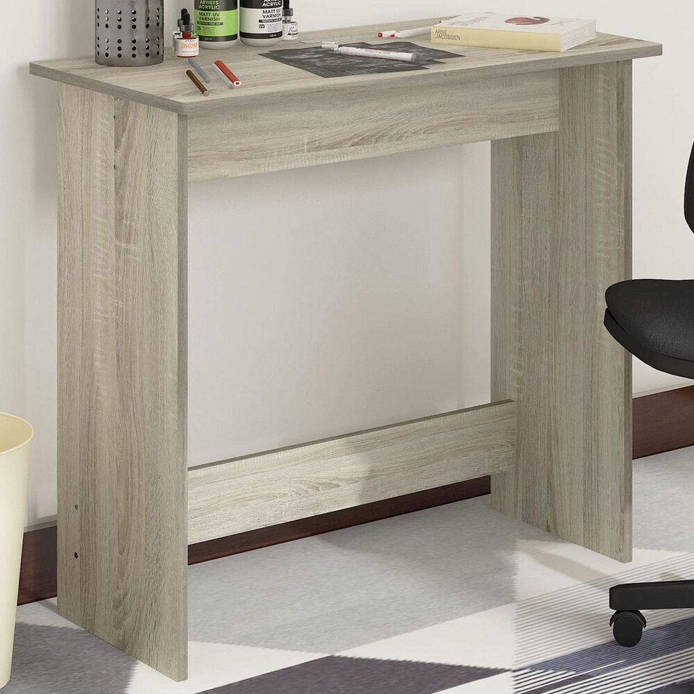 HOMLUX Modern Computer Desk in Sonoma Oak, , large