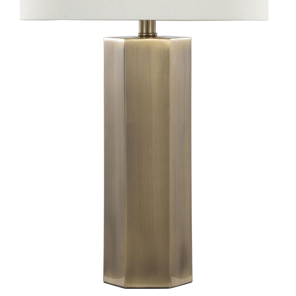 Grandview Gallery Huit Metal Table Lamp in Antique Brass, , large