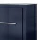 Lexora Home Lafarre 60" Double Bathroom Vanity in Navy Blue with 2 cm White Cultured Marble Top and Rectangular Sinks, , large