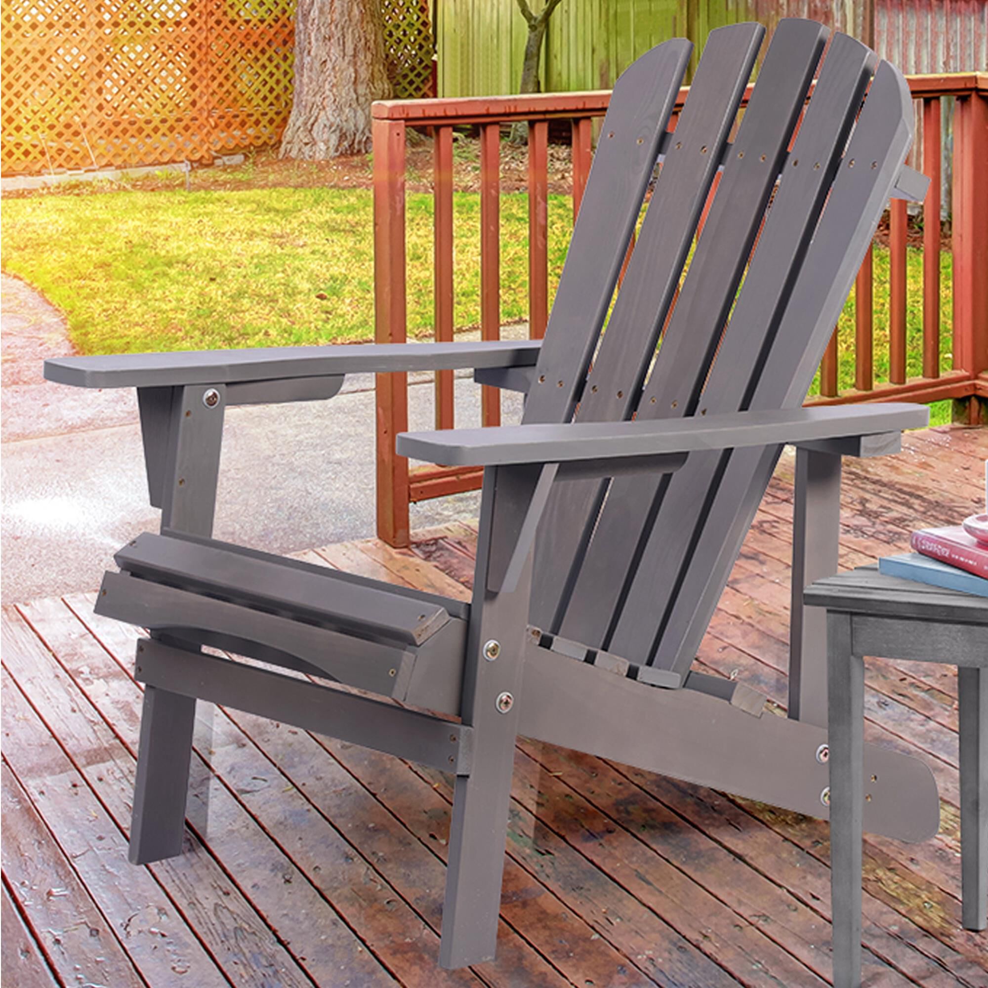 Dark gray adirondack clearance chairs