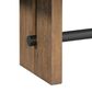 Hawthorne Furniture Landmark 42 X 76-96" Trestle Table and 6 Chairs in Weathered Oak, , large