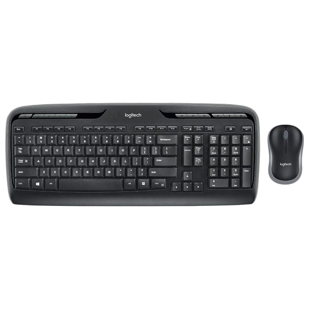 Logitech Wireless Keyboard Mouse Combo in Black, , large