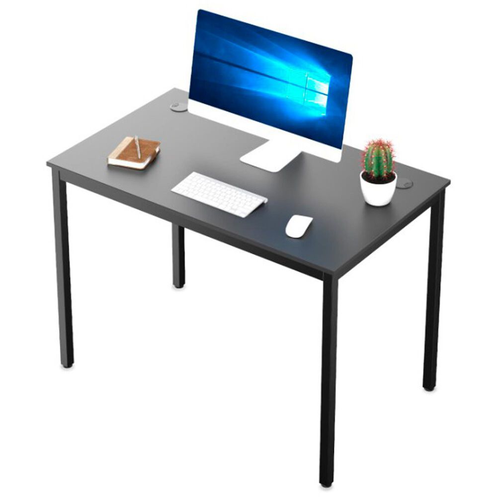 Eureka Ergonomic 39" Computer Desk in Black, , large