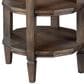Hekman Linwood Dodecagon Chairside Table in Brown, , large