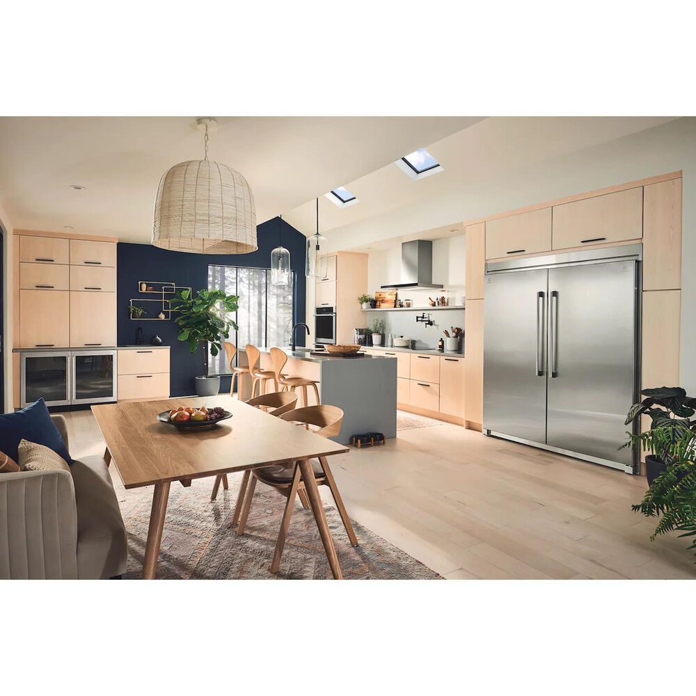 Electrolux 19 Cu. Ft. All Freezer with Ice Maker in Stainless Steel, , large