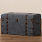 Baxton Studio Palma Storage Trunk Ottoman in Grey, , large
