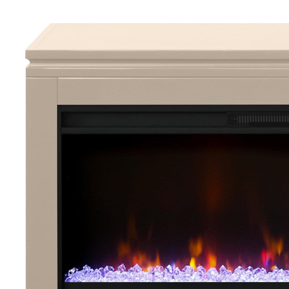 Legends Home The Cove Fireplace Modular Cabinet with Fireplace Insert in Khaki, , large