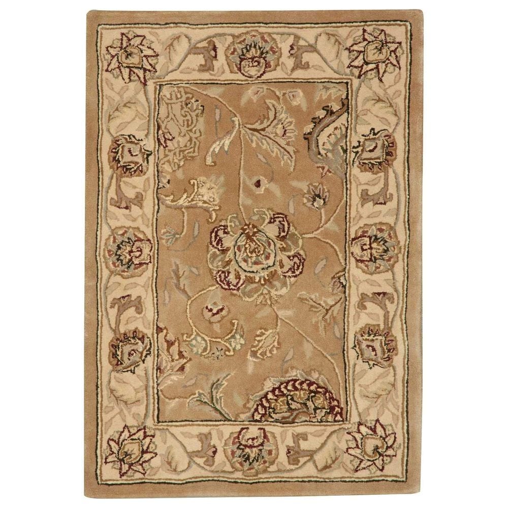 Nourison Traditional 2" x 3" Brown Area Rug, , large